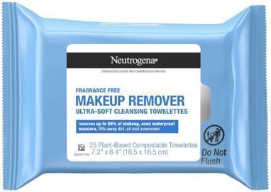 Neutrogena Fragrance-Free Makeup Remover Wipes, 25ct