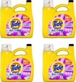 Tide Simply Clean & Fresh Liquid Laundry Detergent, 89 loads, 117 fl oz