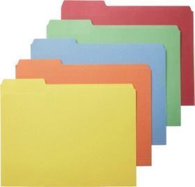 Amazon Basics Letter Size File Folders, 100 Pack