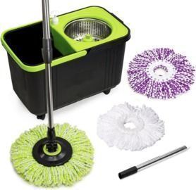 Simpli-Magic Spin Mop Cleaning Kit with Refills