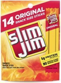 Slim Jim Snack Sized Original Smoked Snack Stick, 14pk