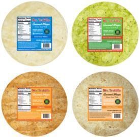 Mr. Tortilla Gourmet Wraps Variety Pack - 8 Packs of 4