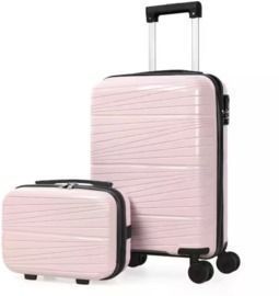 Hikolayae 2 Piece Hardside Suitcase & Carry On Set