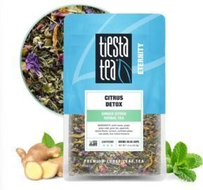 Tiesta Tea - Ginger Citrus Herbal Tea - 1.2 OZ Resealable Pouch