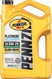 Pennzoil 5qt Platinum Full Synthetic Gasoline Engine Oil