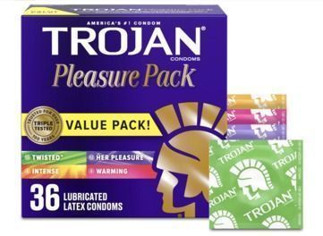 Trojan 36-Ct Pleasure Pack Assorted Condoms