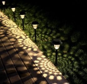 Solar 8-Pack Outdoor Pathway Lights