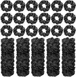 80 Piece Silk Hair Scrunchies