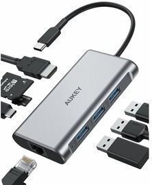 8-in-1 USB-C Hub with 4K HDMI & PD Charging