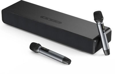 TopVision Soundbar & Karaoke Machine w/ 2 Microphones