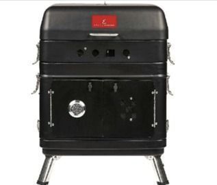 Emeril Lagasse Portable Outdoor Charcoal Grill & Meat Smoker Combo