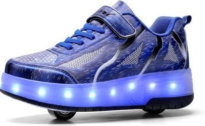 Kids Light Up Shoes with Double Wheels