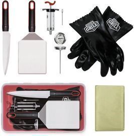 Expert Grill 9 Piece Basic Smoking Kit Set