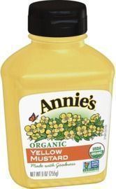 Annie's Organic Gluten Free Yellow Mustard, 9oz