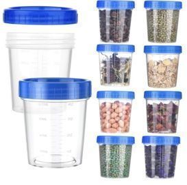 Reusable 10-Pack 4-Oz Leakproof Travel Containers