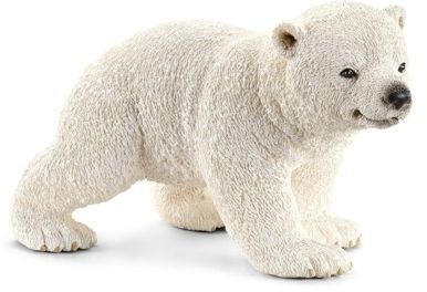 Schleich Wild Life Baby Polar Bear Cub Toy Figurine